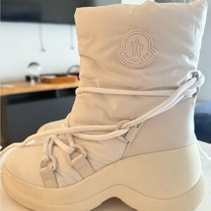Moncler Women's White Winter Boots